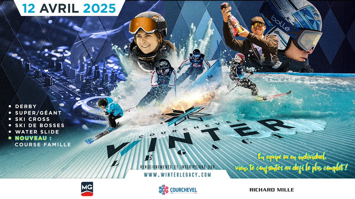 AlexPinturault's tweet image. À vos agendas 🔥🗓 🤩 #WinterLegacy #Edition4 @courchevel