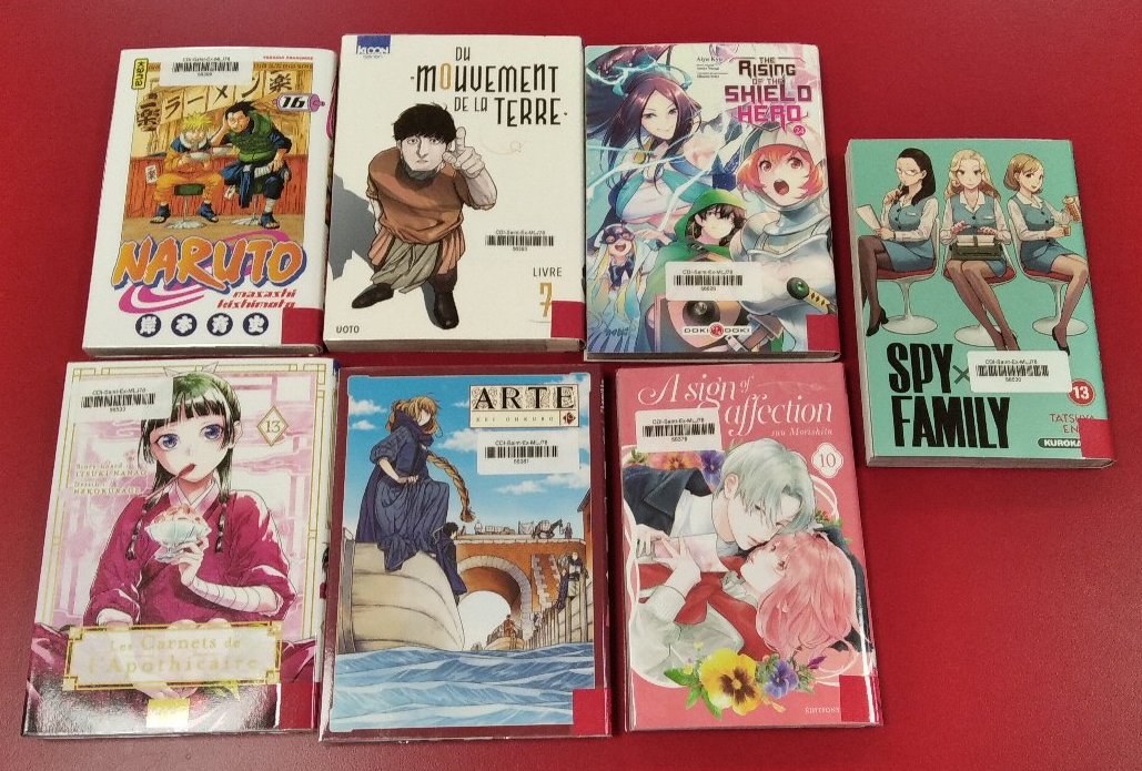 CDIStExMantes's tweet photo. Venez découvrir les nouveaux mangas du CDI !
De nouvelles séries, des one shot ainsi que la suite des séries en cours 📚 #lecture #manga https://t.co/5WFaY5wDz1