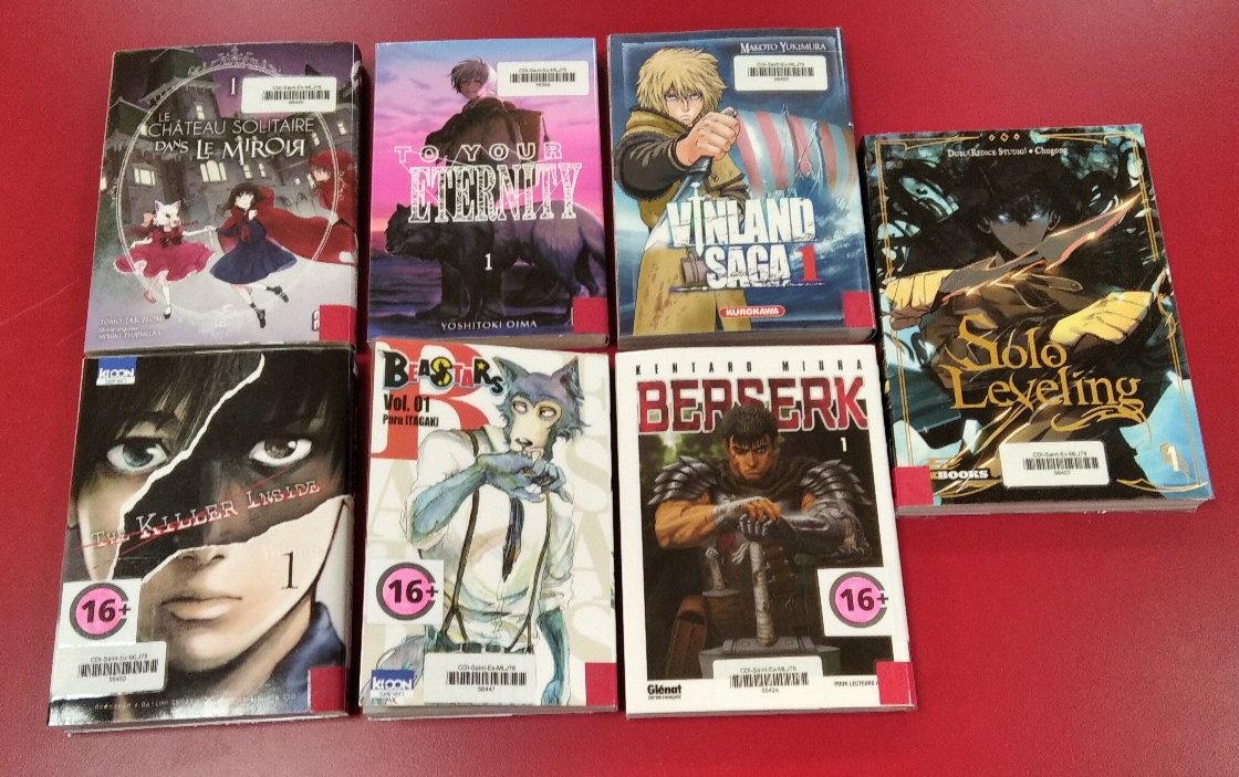 CDIStExMantes's tweet photo. Venez découvrir les nouveaux mangas du CDI !
De nouvelles séries, des one shot ainsi que la suite des séries en cours 📚 #lecture #manga https://t.co/5WFaY5wDz1