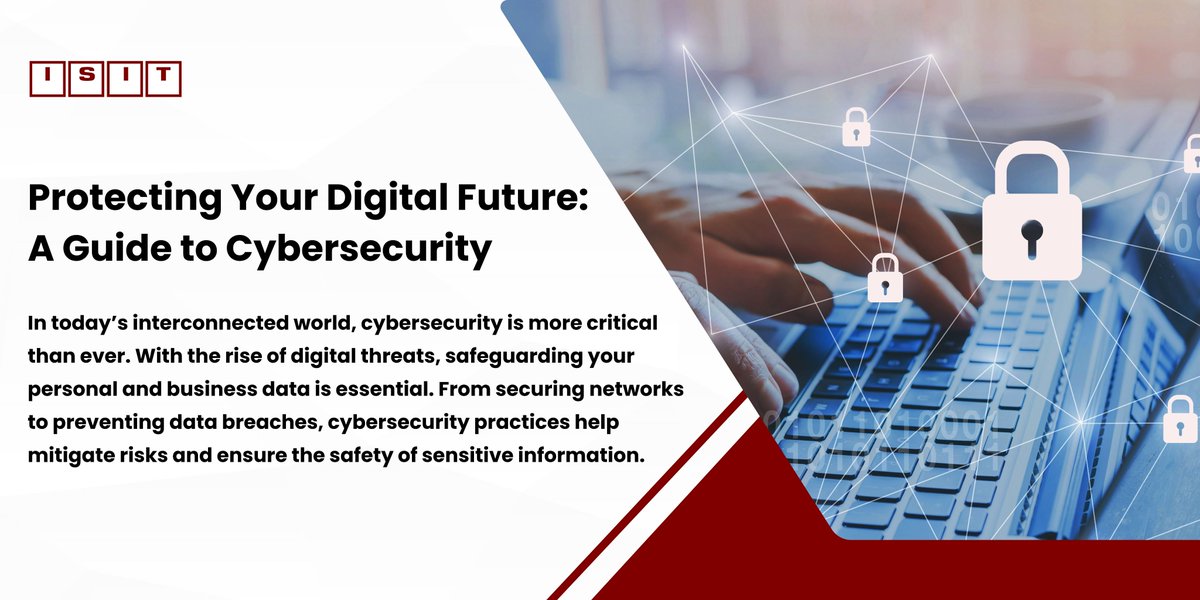ISIT_Solutions's tweet image. At ISIT, we specialize in providing effective cybersecurity solutions to secure networks, prevent data breaches, and mitigate risks. Stay proactive and informed to safeguard your sensitive information from evolving cyber threats. #Cybersecurity #DataProtection #CyberThreats