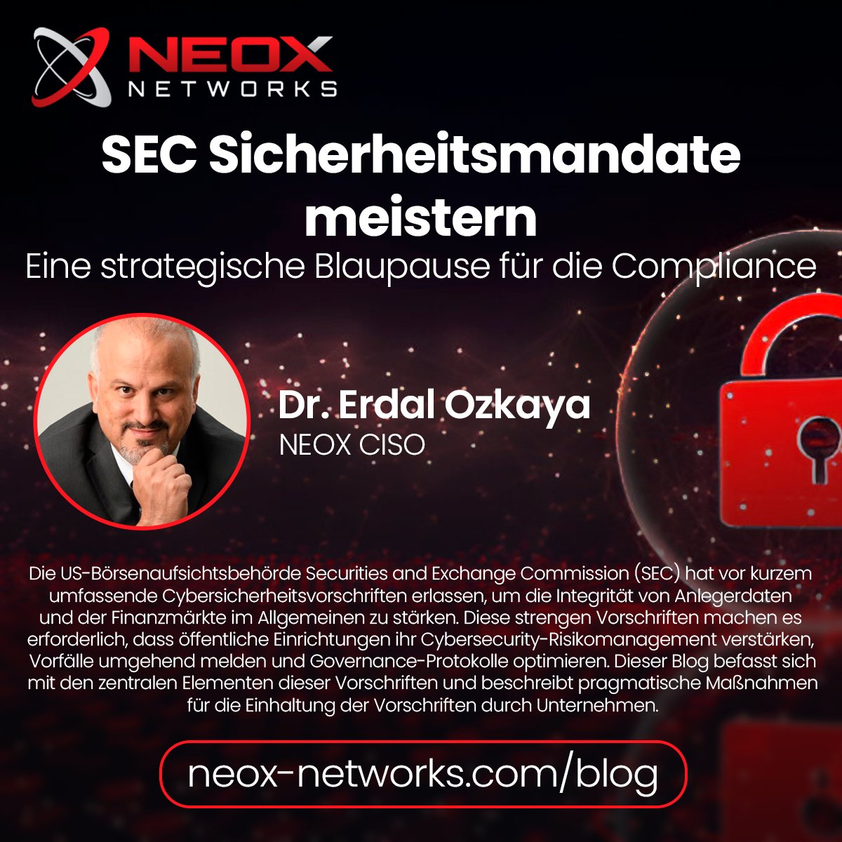 Die US-Börsenaufsichtsbehörde (#SEC) hat vor kurzem umfassende #Cybersicherheitsvorschriften erlassen, die die Integrität der Anlegerdaten und der #Finanzmärkte im Allgemeinen stärken sollen.   

Lesen Sie mehr: neox-networks.com/blog