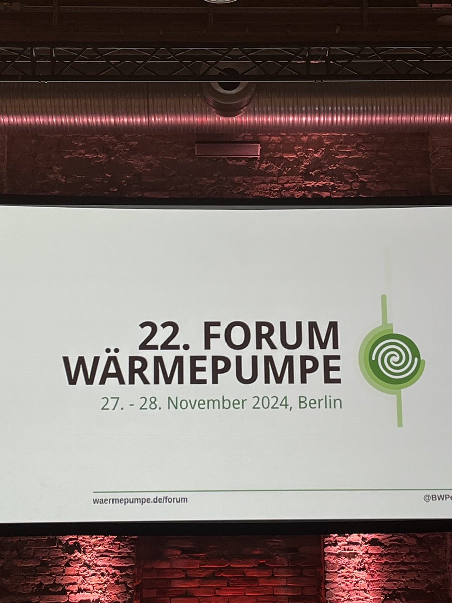 shkjournal's tweet photo. Heute auf dem 22. Forum Wärmepumpe in#berlin @BWPev #FORUMwp https://t.co/OZQWkXDev3