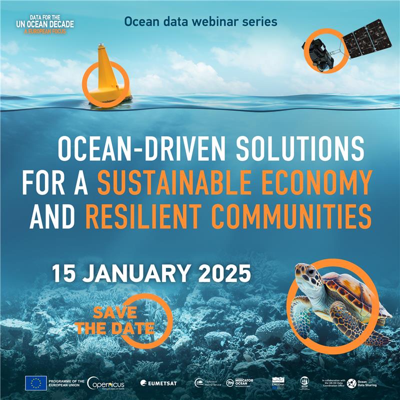 CMEMS_EU's tweet image. Calling all ocean lovers 🌊 

Register for the 3⃣rd webinar of the EU 🇪🇺 #OceanDecade series❗️

In this session, we will discuss how #CopernicusMarine data can sustainably help nourish the global population 

🔗 eudata4oceandecade.eu