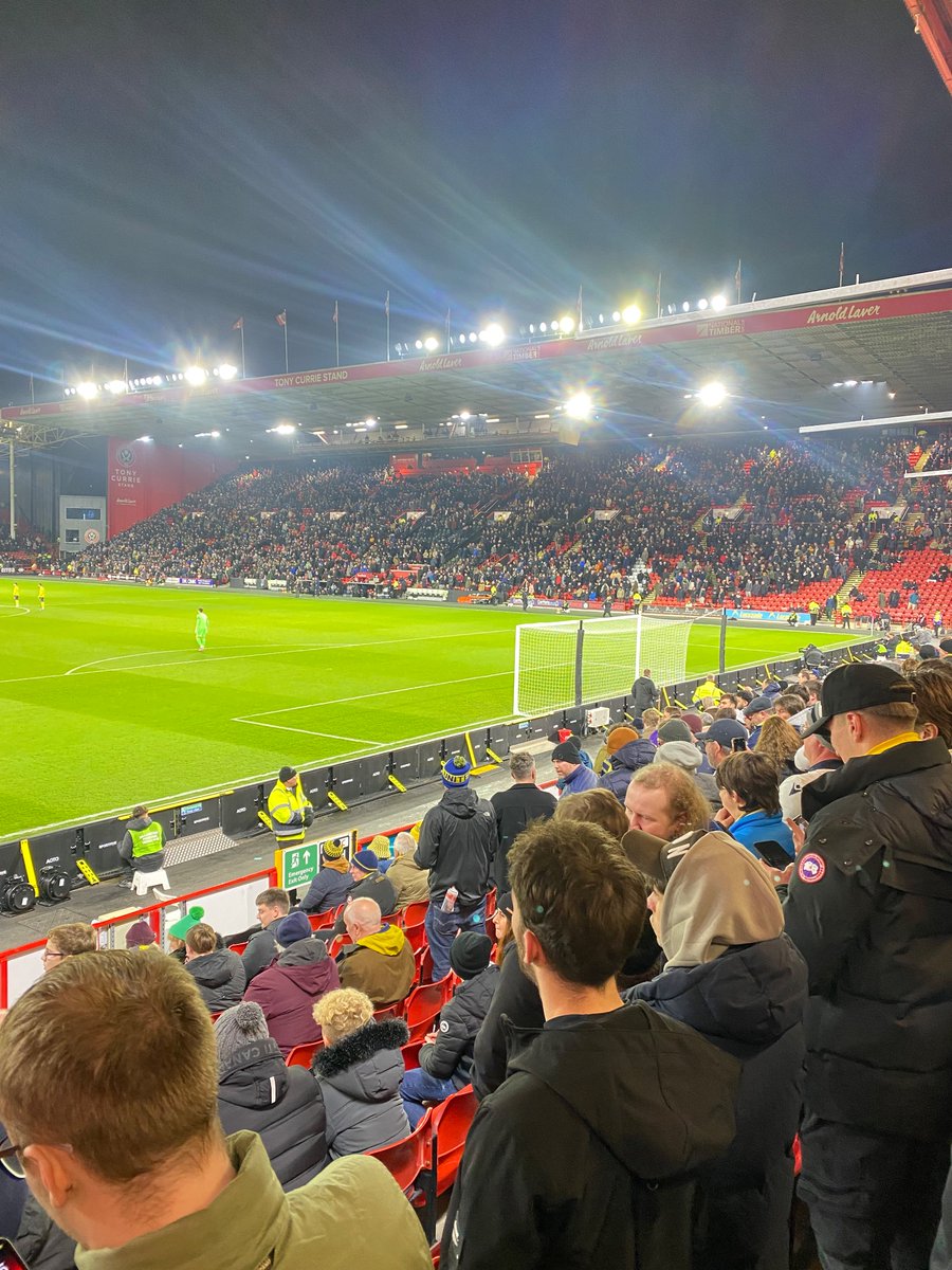 Cold one in Sheffield last night! #OUFC