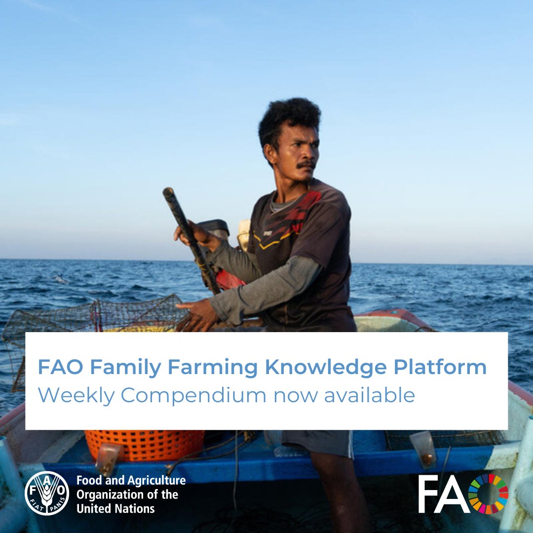 👀Check out the latest on the Family Farming Knowledge Platform 👩🏻‍🌾🧑🏽‍🌾

📚Weekly compendium ➡️ articles, case studies, practices, publications, videos,  on..
🌱 #Agroecology     🌏#ClimateChange    
🔬innovation    &amp; more!

Read the latest👉tinyurl.com/29ex6jt4
#FamilyFarming