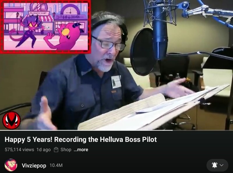 Mildred_Rodeo's tweet photo. Hey y'all
Just wanna say happy 5 year anniversary to #Helluvabosspilot
Ever since watching the first ever pilot air on yt i fell in love with it all and i hope the team keeps up with the epic series! WE LOVE YOU ALL HELLUVABOSS TEAM and thank you vivziepop! We love you! ❤ https://t.co/mS9Fs8sZEn