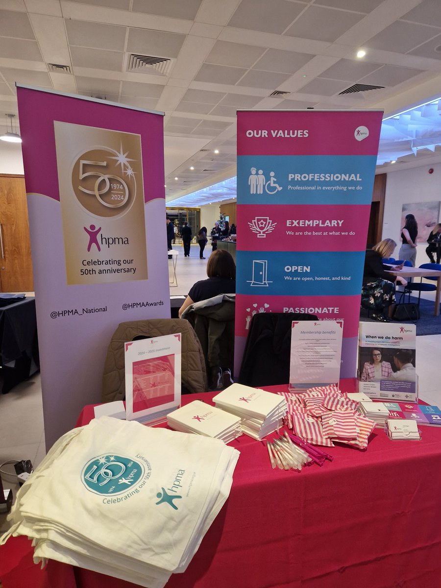 HPMA ready!! Jo &amp; I looking forward to making new connections at the Integrated Care Systems Network conference today. <a href="/HPMA_National/">HPMA</a> #nhsconfederation #icsnetwork