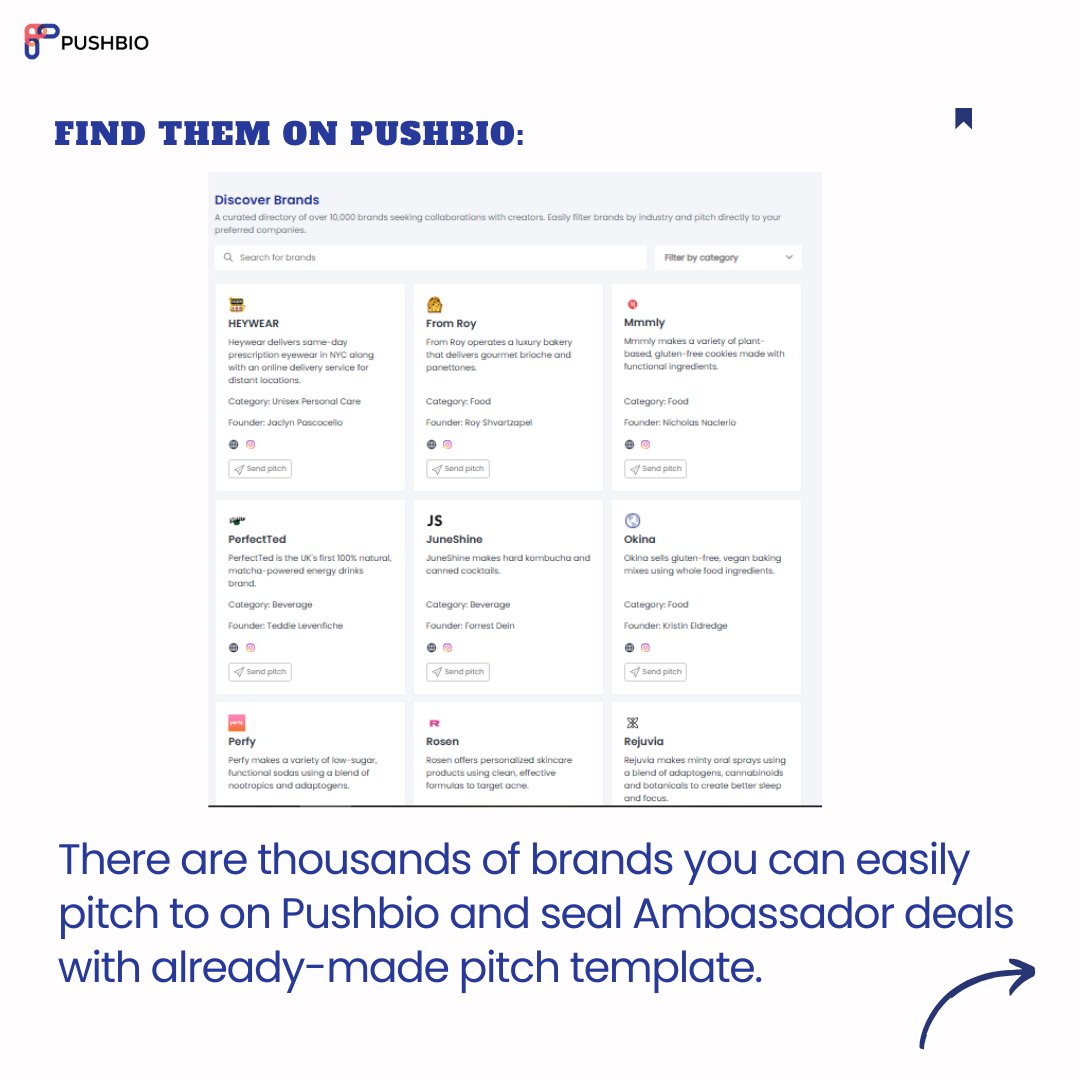 Pushbio's tweet photo. 3 Steps To Attract More Ambassador Deals…
Cheers to more ambassador deals on your way.🥰
#linkinbio #biolink #linktree #customlink #linkinbioapp #biolinkapp #linktreealternative #biolinkalternative #socialmediatools #digitaltools https://t.co/5ZuP0ycXvl