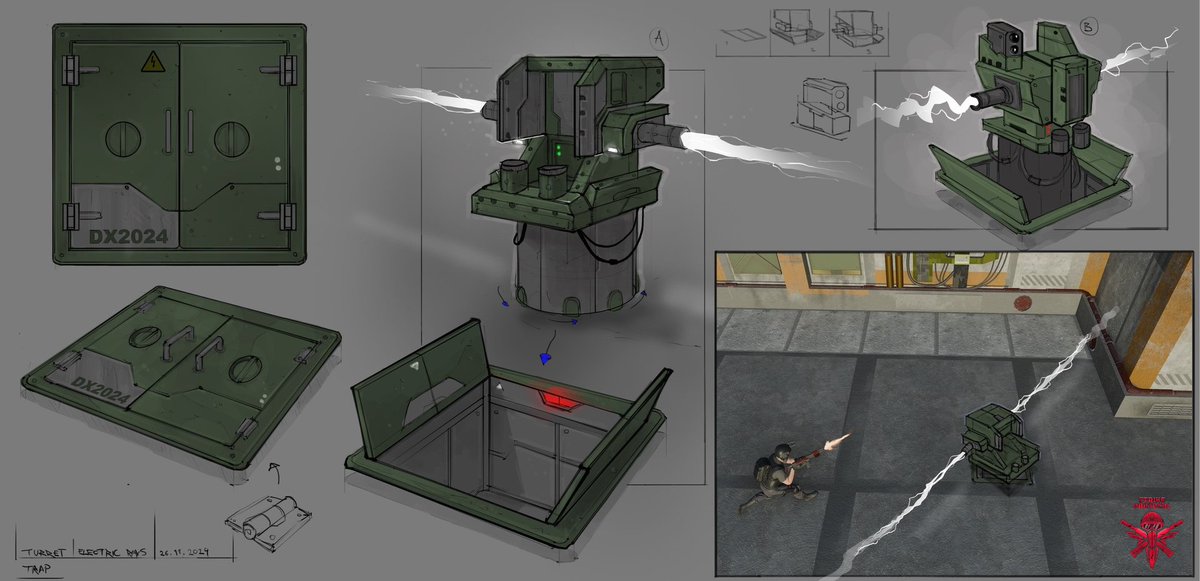 StrikeProtocol1's tweet image. 🎨 Sneak Peek: Traps Reimagined in Strike Protocol! 🎮

We’re thrilled to unveil the reimagined Traps concepts for Strike Protocol! 🔥 These stunning new designs are part of the final stages of our style enhancements, bringing a unified, realistic aesthetic across the entire…