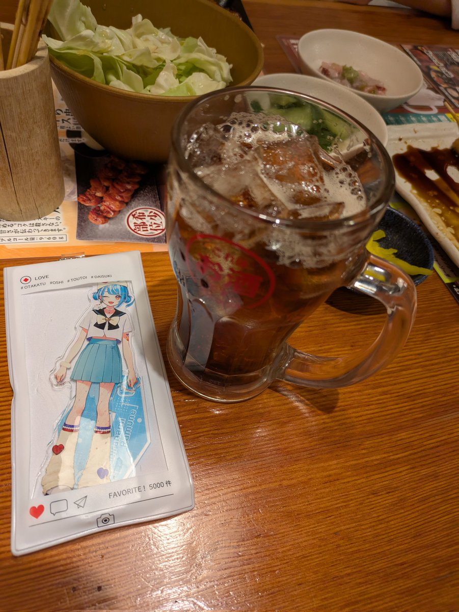 Elfie_5's tweet photo. まざーさん達が祝勝会は鳥貴族でって言ってたから来た!
ほんとに見応えが過去一なCRカップだったな〜
#VoLWIN
#白波らむね https://t.co/HFjdnXg1fR