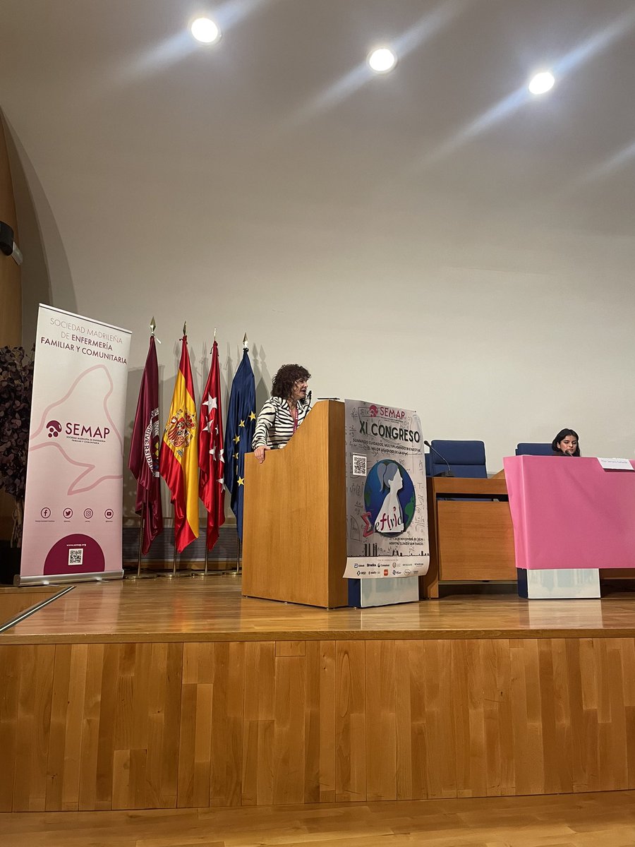 Empezamos la Conferencia Inaugural con la Dra. Pilar Serrano Gallardo (<a href="/Pilar_Serrano_G/">pilar serrano</a>), que nos acompaña en nuestro #XICongresoSEMAP y nos hablará sobre la Salud Global y el Desarrollo Humano.

¡Gracias Pilar!