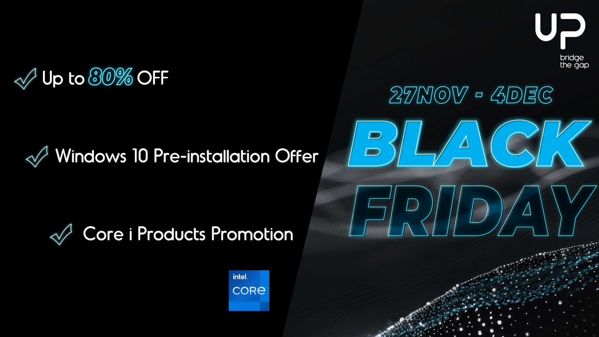 Are you ready for our Black Friday deals? 🚨 From November 27th to December 4th, you can enjoy our special offers, going up to 80% off on selected products. 

Grab your favorite UP products now: up-shop.org/default/promot…

#BlackFriday