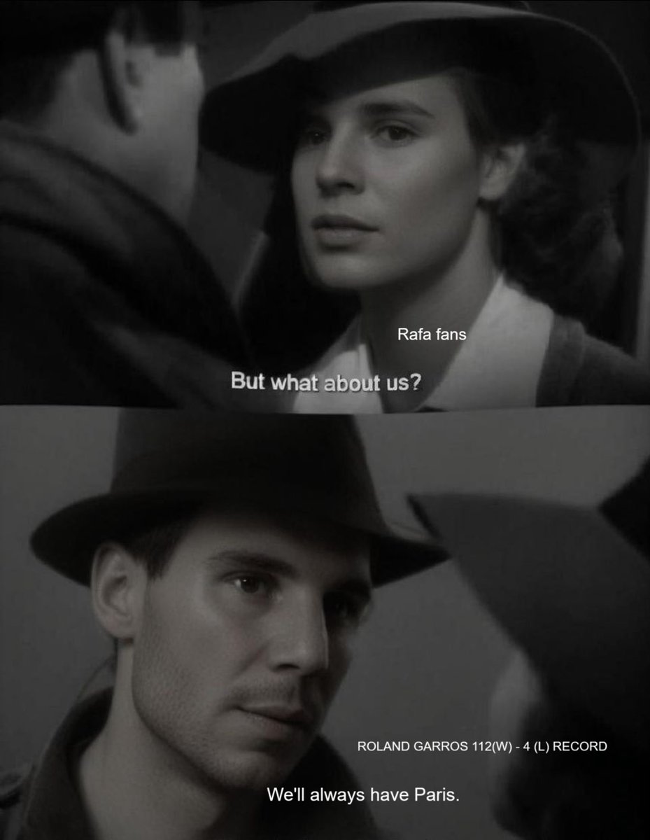 Gracias for the memories Rafa!! <a href="/RafaelNadal/">Rafa Nadal</a> <a href="/rolandgarros/">Roland-Garros</a> <a href="/TennisChannel/">Tennis Channel</a> <a href="/TennisTV/">Tennis TV</a>  PS: From a Nole fan!!