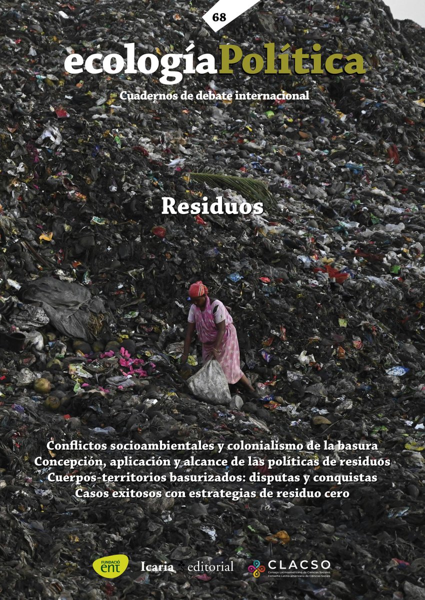 🔜📗 Ultimando los detalles para la publicación del nuevo número 68 «Residuos» ♻️ Ya puedes consultar el índice de contenidos 👉🏾 ecologiapolitica.info/ultimando-deta… 💥 Aquí la portada #EcologíaPolítica #Residuos