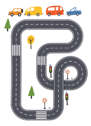 BUENOS DIAS!! Hoy os traigo una actividad muy interesante para trabajar la educación vial 🚗🚕🚌🚐🚚🏍️🚲. Con esta alfombra aprenderemos las señales y las normas de conducción. 🚦🛑