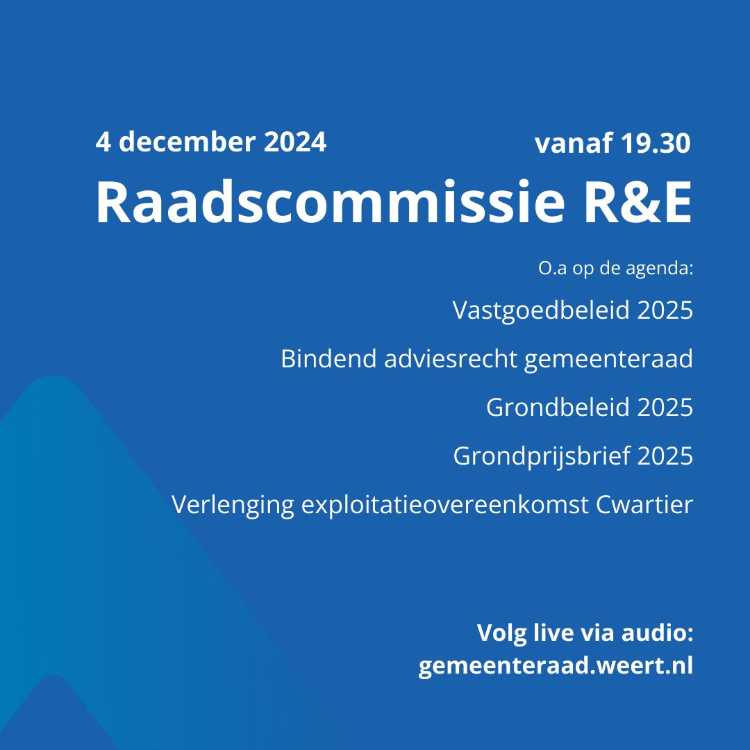 RaadWeert's tweet photo. Ben je benieuwd welke onderwerpen in december o.a. op de agenda van de raad staan? Bekijk het hieronder. https://t.co/GQhxeBh7IM