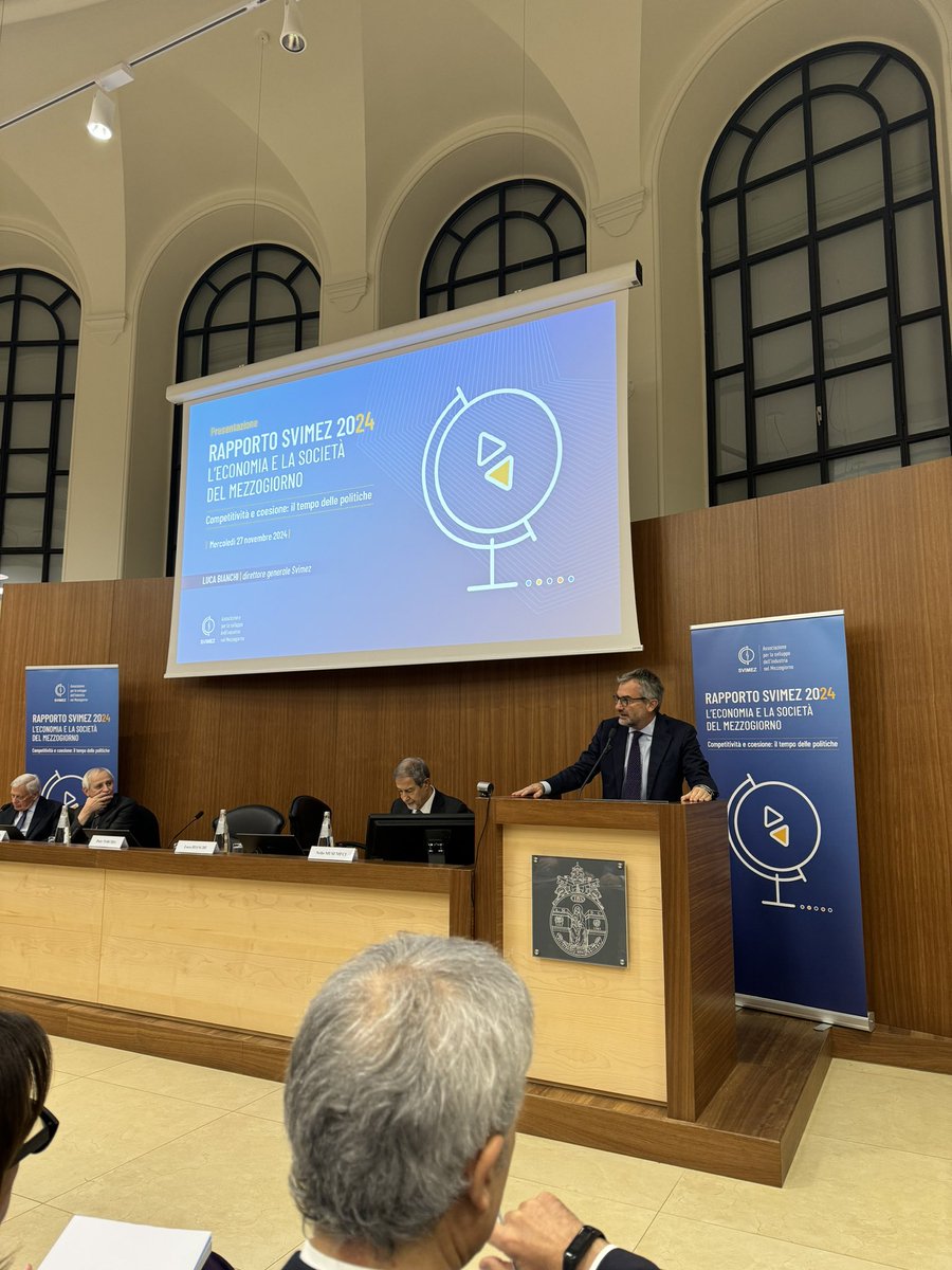 Alla presentazione del Rapporto <a href="/svimez/">SVIMEZ</a>