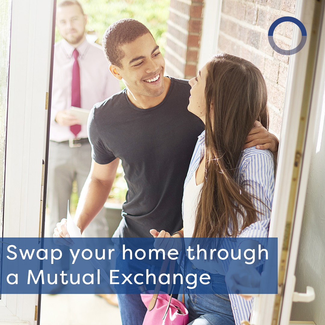 Thinking about moving house?

Through a Mutual Exchange you could swap your home with an Onward customer, or someone from another Registered Housing Provider 🏡🔁

Learn more: onward.co.uk/find-a-home-in…