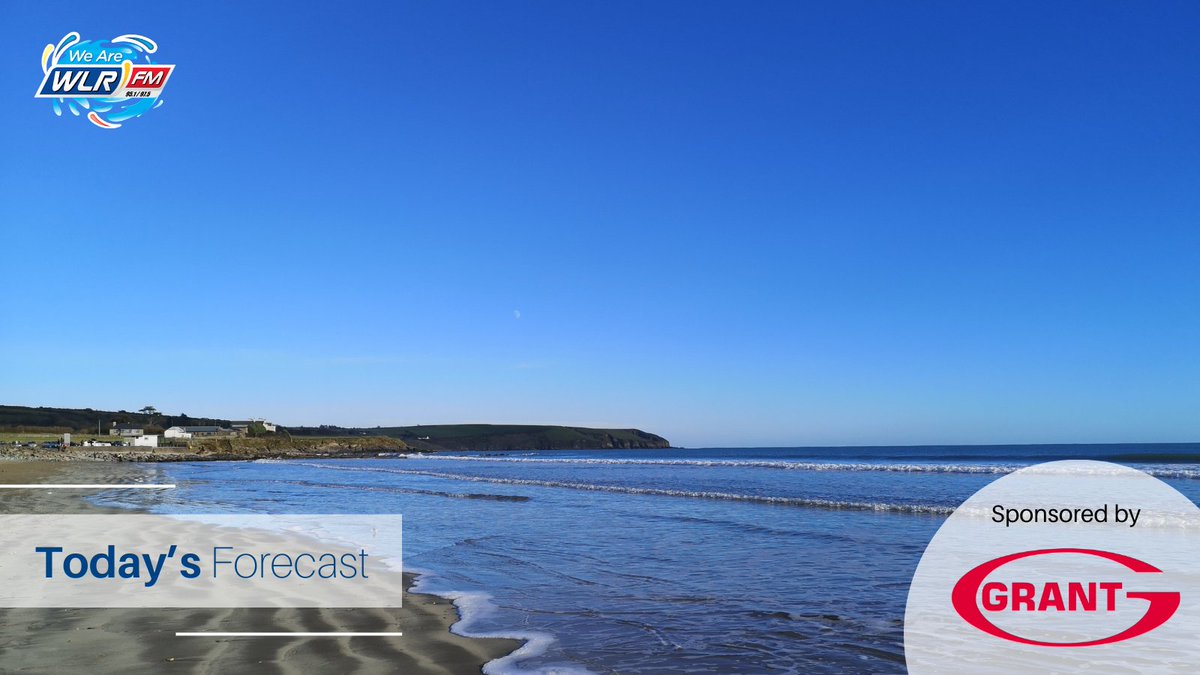 🥶 A cold and frosty start with any patches of fog clearing to leave a mostly dry day with spells of sunshine. 
🌡️ Highs of just 4 to 7 degrees 
📲 For more #WaterfordWeather thanks to <a href="/GrantIRL/">Grant IRL</a> see wlrfm.com
