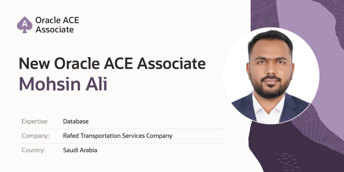 Oracle ACE Program tweet media