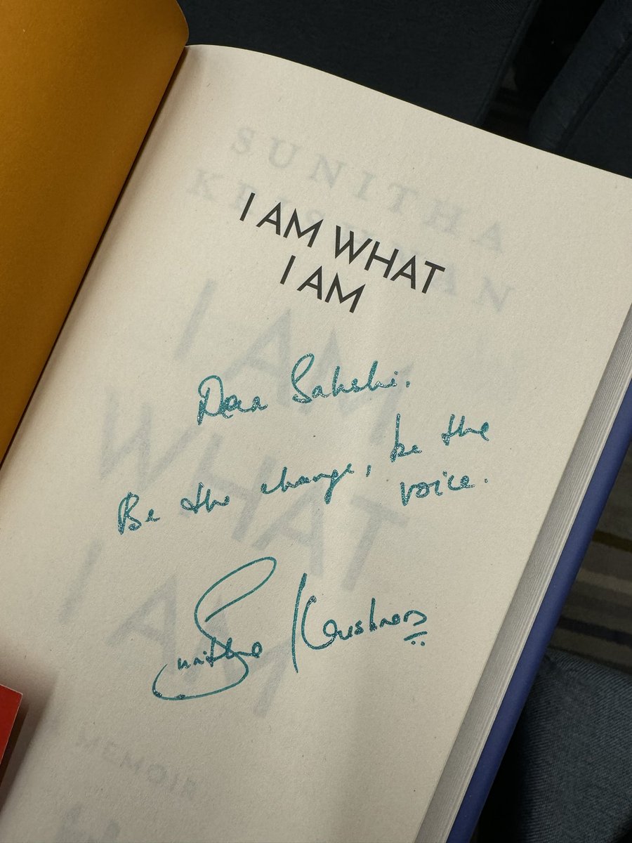 SakshiSh5's tweet photo. Be the Change, be the Voice! 
Sunitha Krishnan’s I AM WHAT I AM is my next read! 
#RTQUORUM #PR #PublicRelations https://t.co/PbNxsYB7Is