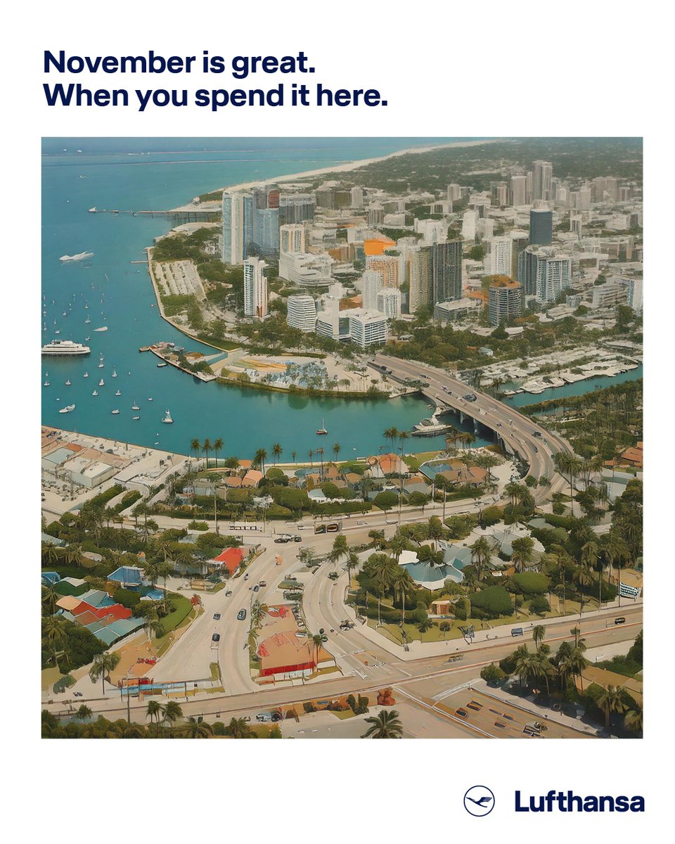 lufthansa's tweet photo. Captivating advertising is an art in itself – something we mastered for decades. Inspired by our legacy, we created these fictional ads for a destination. Can you guess where our journey will take us?

#Lufthansa #ArtofFlying #ArtofAdvertising https://t.co/5Lw3TOvvf2
