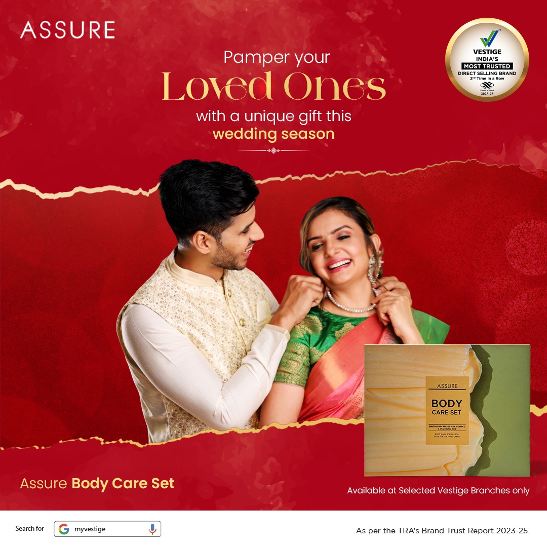 vestigemkt's tweet photo. Looking for the perfect wedding season gift?
A luxurious treat for newlyweds who love a little self-care, it’s packed with premium essentials that leave skin soft, glowing, and nourished.
Assure Body Care Set
Available at Selected Vestige Branches Only.
#AssureGiftPack https://t.co/sjXGZp6KBT