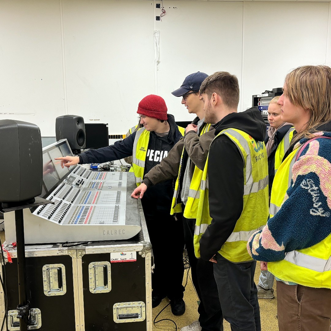 We were delighted to welcome the students from <a href="/UWEBristol/">UWE Bristol</a> back to our Bracknell base! With Deputy Head of Sound Nev Hooper leading the session, the students received hands-on training in the intricacies of broadcast audio, putting their skills to the test in our audio workshop.