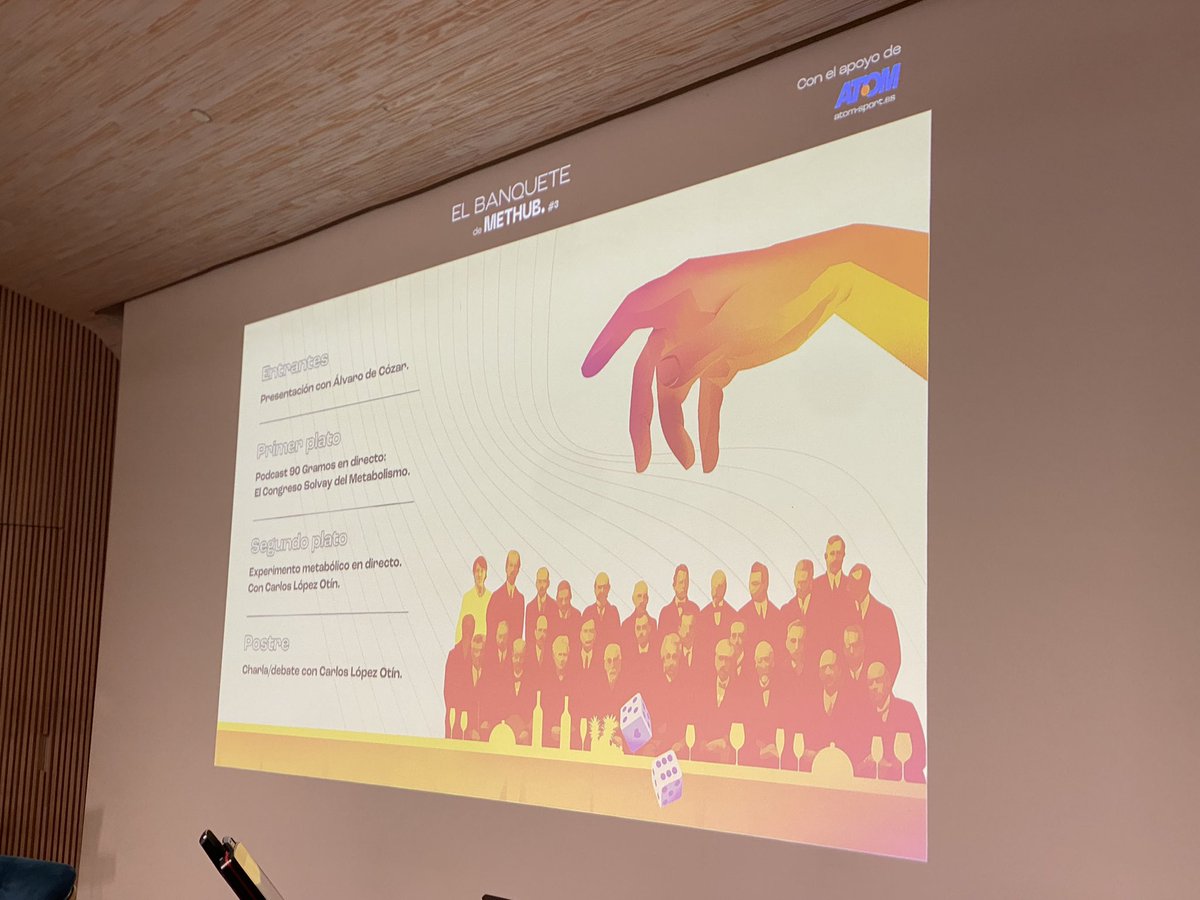 Ayer tuve el placer de asistir a un evento de los que no se olvidan. El final de un maravilloso viaje iniciado por <a href="/adrian_science/">Adrián Castillo</a> y <a href="/MVAitor/">Aitor Viribay Morales</a>, <a href="/methub_es/">MetHub</a> y que tuvo un maravilloso colofón en Madrid, en la tercera edición de #ElBanquete. Jamás había escuchado en directo a Carlos