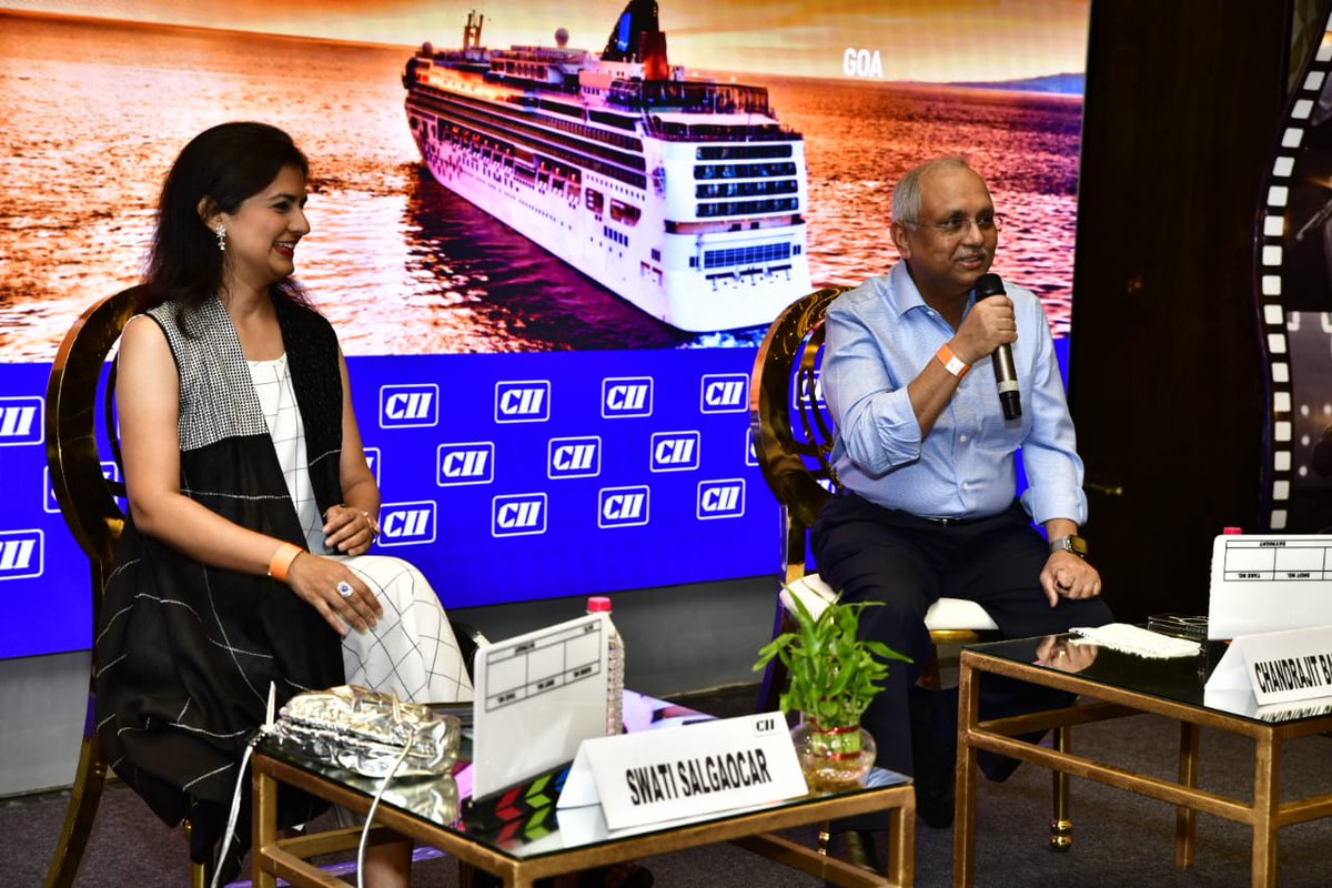 CII4MnE's tweet image. CII Networking Evening at IFFI 2024, Goa! 
A remarkable evening at the IFFI 2024, bringing together industry leaders, creative visionaries, and celebrated personalities. 
#CIIatGOA  #NetworkingEvening  #IFFI2024