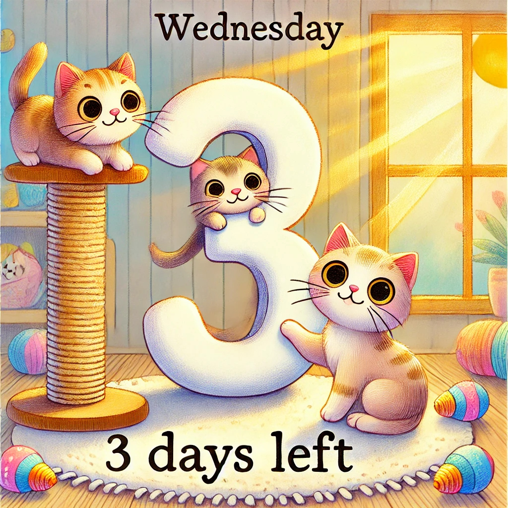 LenguasRasposas's tweet photo. 🙀 ¡3 días para el gran día! La casa está a punto de transformarse en un paraíso gatuno. 🏠🐾 ¿Alguien más siente la emoción? 🐱🐱🐱 #FamiliaGatuna #Faltan3 #LenguasRasposas https://t.co/a6aqd6koRR