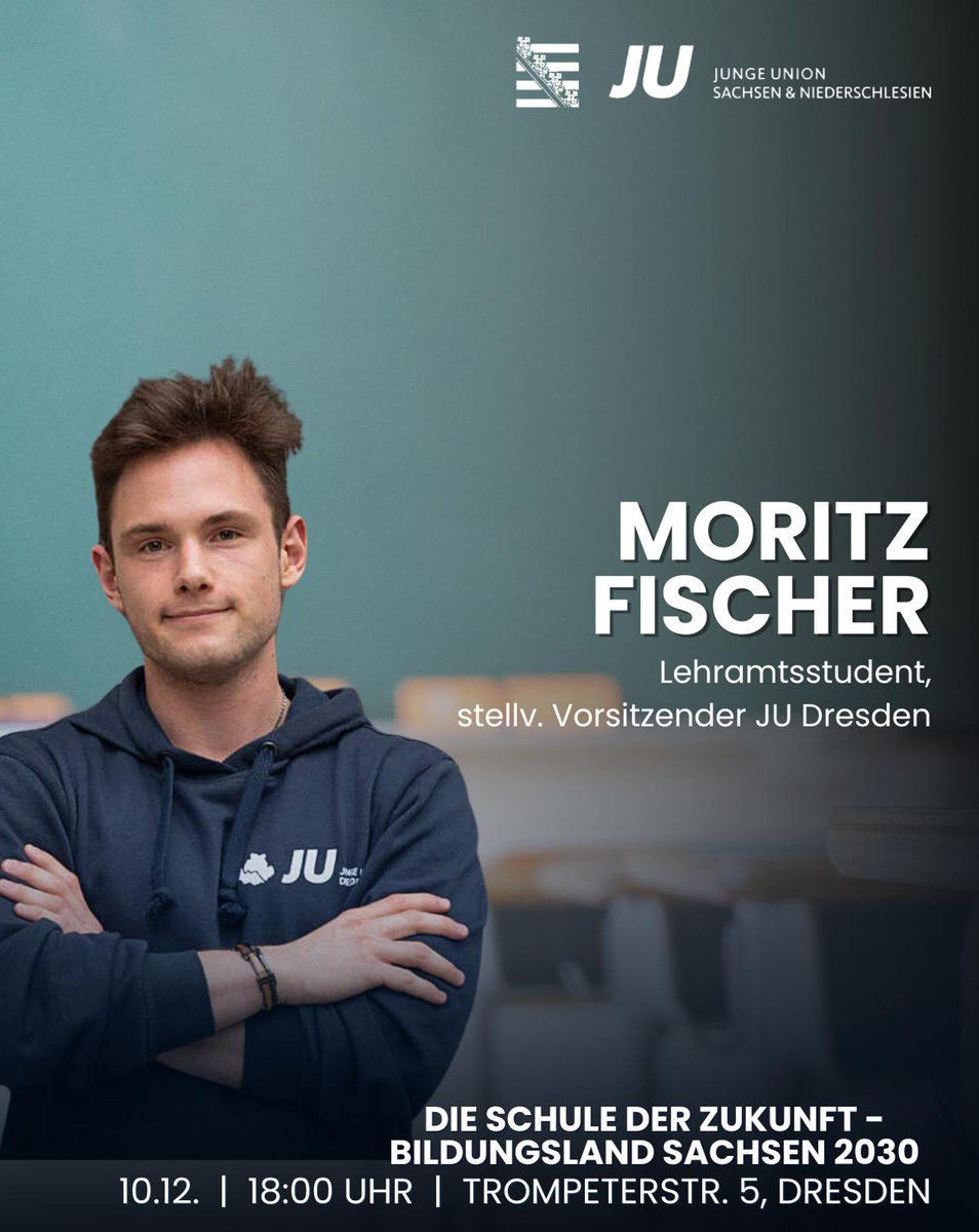 ju_sachsen's tweet photo. ...und Moritz Fischer, Lehramtsstudent und Stv. Vorsitzender der @JUDresden ist ebenfalls dabei! https://t.co/wTLjM7xopV