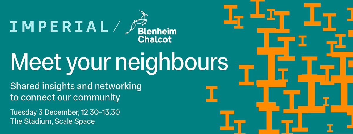 Imperial Enterprise (@imperialideas) on Twitter photo 👉Join us next Tuesday to learn more about our innovative ecosystem and our wider community at this event in <a href="/scale_space/">SCALE SPACE</a> on 3 December, meeting our partners at <a href="/blenheimchalcot/">Blenheim Chalcot</a>: hubs.ly/Q02YGXjk0
<a href="/imperialcollege/">Imperial College London</a> <a href="/ImperialBiz/">Imperial Business School</a> <a href="/WCIDLondon/">White City Innovation District</a> 👉Join us next Tuesday to learn more about our innovative ecosystem and our wider community at this event in <a href="/scale_space/">SCALE SPACE</a> on 3 December, meeting our partners at <a href="/blenheimchalcot/">Blenheim Chalcot</a>: hubs.ly/Q02YGXjk0
<a href="/imperialcollege/">Imperial College London</a> <a href="/ImperialBiz/">Imperial Business School</a> <a href="/WCIDLondon/">White City Innovation District</a>