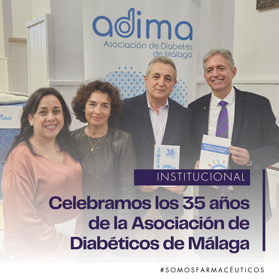 El #ICOFMA ha estado presente en la primera edición de los premios 'Málaga por la salud', organizados por la Asociación @DiabetesMalaga en su 35 aniversario.

🎉 Enhorabuena a los premiados y a #ADIMA por su destacada labor en favor de la salud y los hábitos saludables 👏