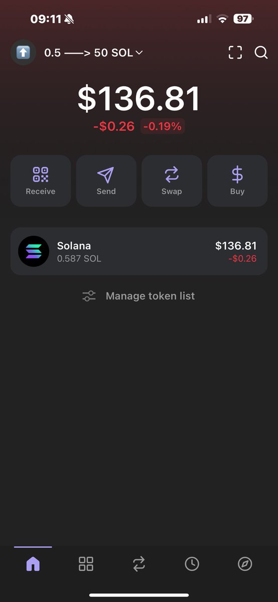 MoneyBowser's tweet photo. Good morning 👋

My 0.5 ————> 50 SOL challenge wallet has now started. 

I have dropped the address in my channel so that you can copy trade me if you want too &amp; pinned it to the top 👏 https://t.co/FgHpz6rDXV