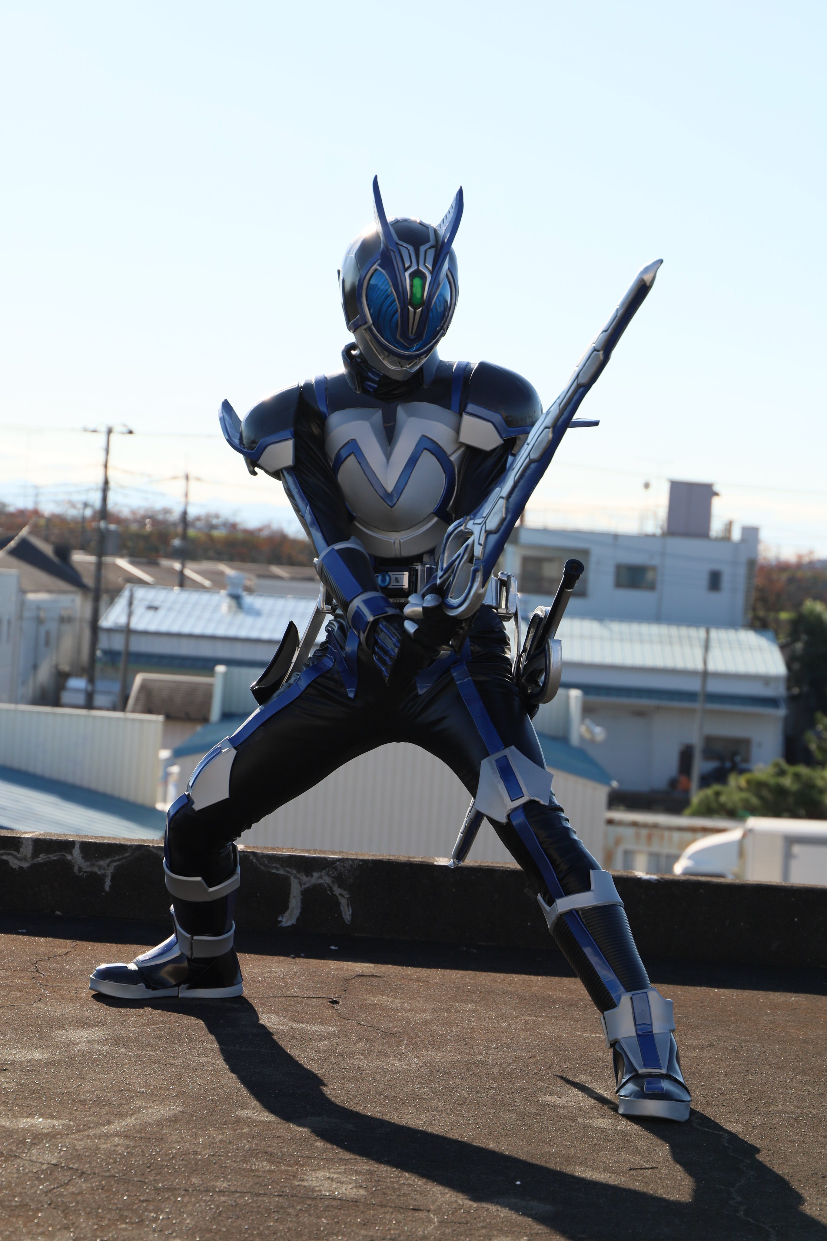 仮面ライダーオーズ　特撮仕様コスプレ衣装一体式　複眼発光モデル 仮面ライダーオーズ 特撮仕様コスプレ衣装一体式 複眼発光モデル