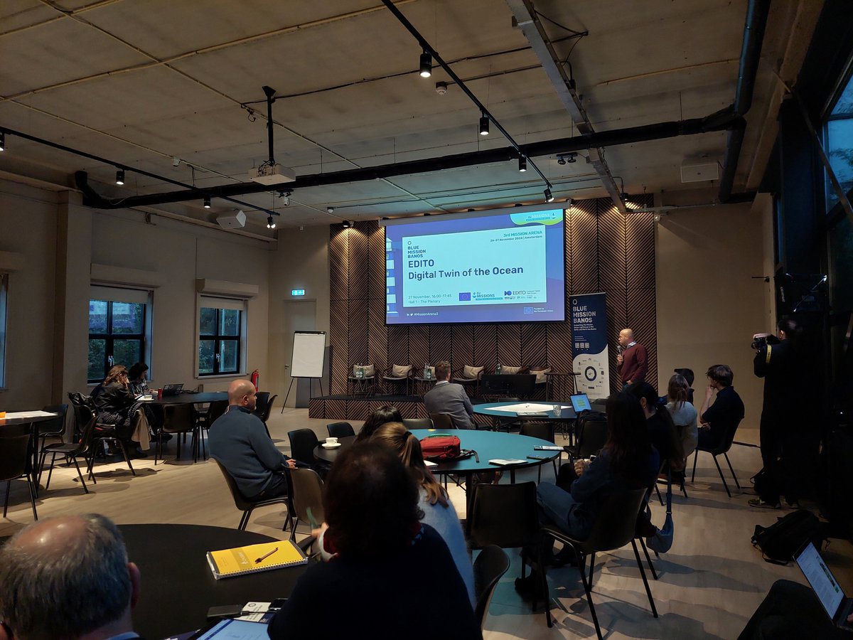 VLIZnews's tweet photo. Today, the third Mission Arena of the Blue Mission Banos Project takes place in Amsterdam ✨ 🌊
 
More than 200 participants will explore various challenges within the #bluecirculareconomy in the North Sea region. As co-organizer, VLIZ is proud to contribute to this lively event by facilitating interactive workshops and panel discussions to showcase some of its projects including EDITO, @MSP4BIO_Project, @BlueConnectEU, @BLUE4ALLproject, @ultfarms, SBEP and many more. 
 
At the event, scientists, experts, policymakers and stakeholders are brought together to address key challenges and opportunities within the blue circular economy and foster vital collaboration to drive meaningful and sustainable change.
 
#MissionOcean #EUmissions #HorizonEU #BlueMissionBANOS #MissionArena3