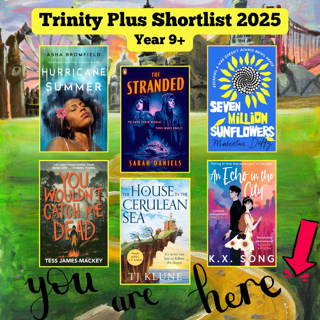 TSBA (@tsba_uk) on Twitter photo We're proud to announce this years Trinity Plus shortlist, selected to allow pupils in Years 9 and up to engage with this year's #TSBA25 theme of 'You Are Here'. <a href="/ashabrom/">ASHA ASHANTI</a> <a href="/SarahDanBooks/">Sarah</a> <a href="/malcolmduffyUK/">MALCOLM DUFFY</a> <a href="/Tess_JMack/">Tess James-Mackey</a> @TjKlune <a href="/ksongwrites/">k. x. song | 宋 晶 瑩</a> We're proud to announce this years Trinity Plus shortlist, selected to allow pupils in Years 9 and up to engage with this year's #TSBA25 theme of 'You Are Here'. <a href="/ashabrom/">ASHA ASHANTI</a> <a href="/SarahDanBooks/">Sarah</a> <a href="/malcolmduffyUK/">MALCOLM DUFFY</a> <a href="/Tess_JMack/">Tess James-Mackey</a> @TjKlune <a href="/ksongwrites/">k. x. song | 宋 晶 瑩</a>