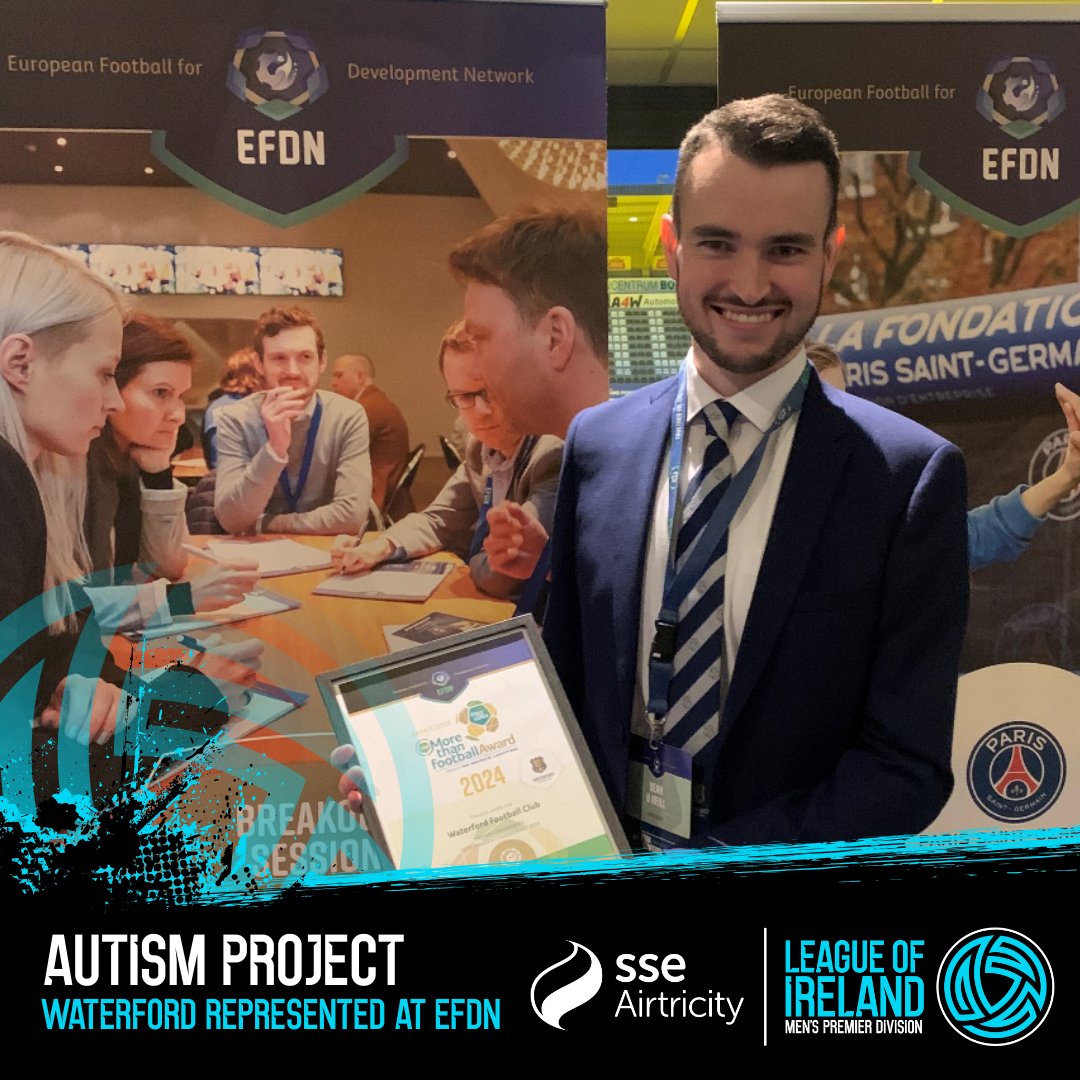Waterford's Autism project achieves runner-up placing in EFDN More than Football Awards. 

leagueofireland.ie/news/waterford…

#LOI | <a href="/WaterfordFCie/">Waterford FC</a>