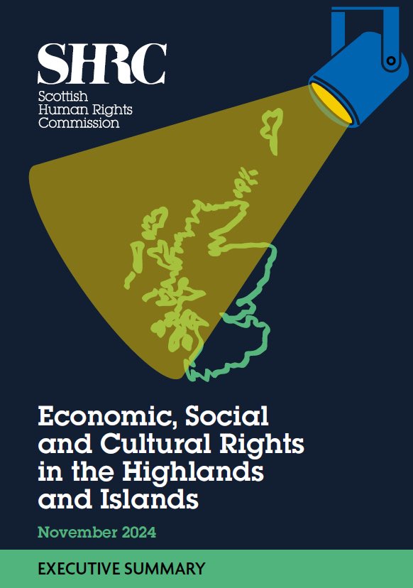 Our report on economic, social, and cultural rights in the Highlands and Islands is out. 

So, what do we say?

A thread with all key issues. 🧵 

scottishhumanrights.com/media/2881/mai…