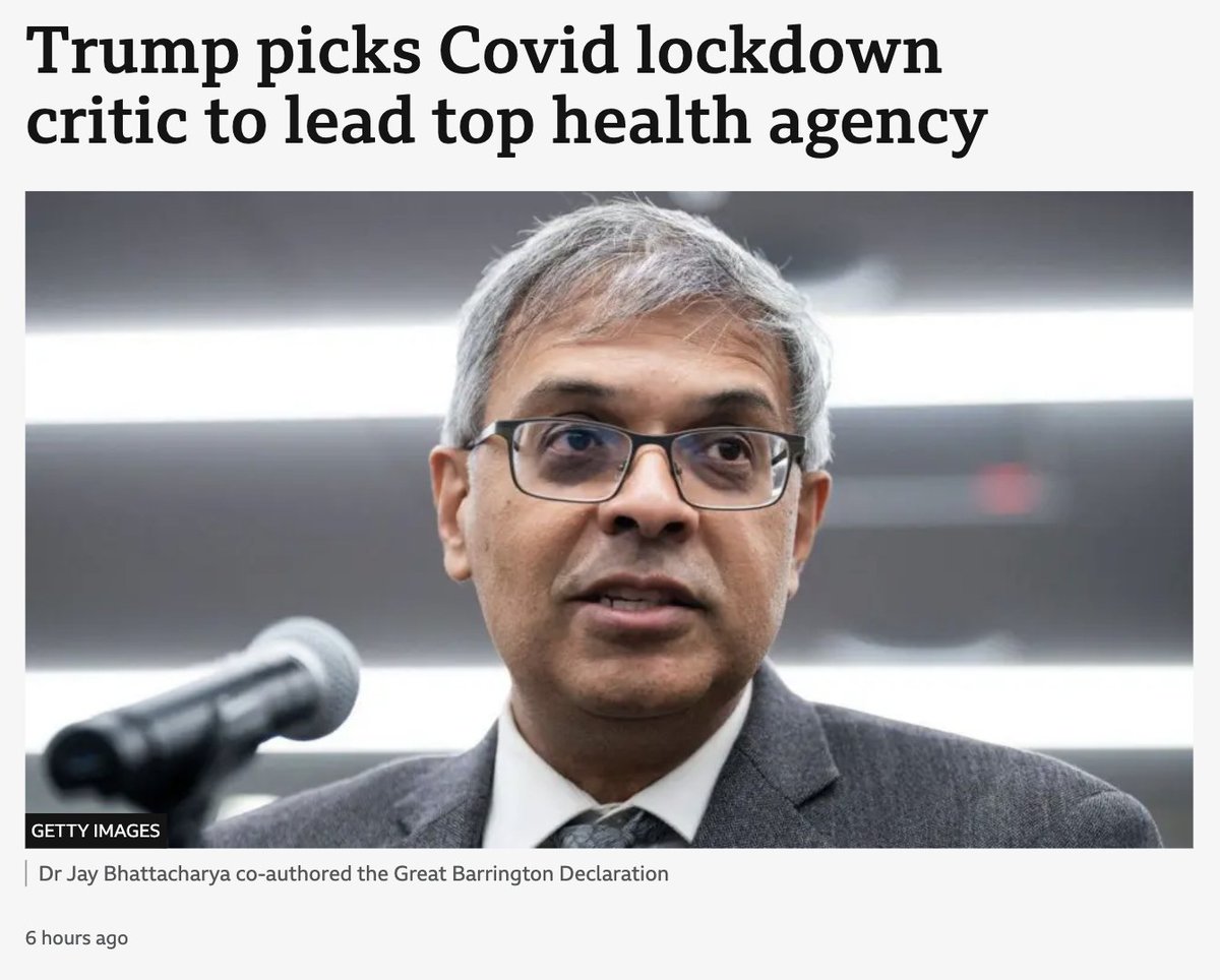 Professor Karol Sikora (@profkarolsikora) on Twitter photo A huge congratulations to <a href="/DrJBhattacharya/">Jay Bhattacharya</a>, who fought so hard for common sense during those mad lockdown times.
Focused protection was always the way - I made that argument at the time alongside Jay and others.
History will not judge lockdowns kindly.
Well done, Jay. A huge congratulations to <a href="/DrJBhattacharya/">Jay Bhattacharya</a>, who fought so hard for common sense during those mad lockdown times.
Focused protection was always the way - I made that argument at the time alongside Jay and others.
History will not judge lockdowns kindly.
Well done, Jay.