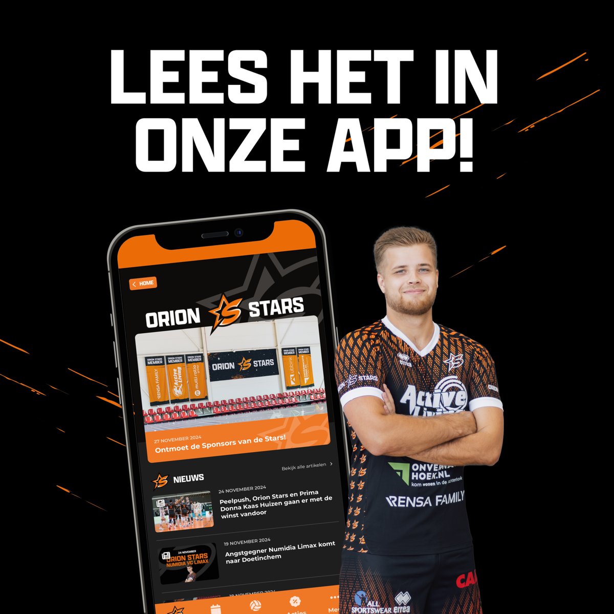 𝗢𝗻𝘁𝗺𝗼𝗲𝘁 𝗱𝗲 𝗦𝗽𝗼𝗻𝘀𝗼𝗿𝘀 𝘃𝗮𝗻 𝗱𝗲 𝗦𝘁𝗮𝗿𝘀!
Naast Menno Koch, Wijnand Geerdink en Pim Kamps kan de organisatie van Orion Stars rekenen op steun van nog enkele gulle gevers! 

Lees het in onze app mijn.any-id.nl/brand-landing/…