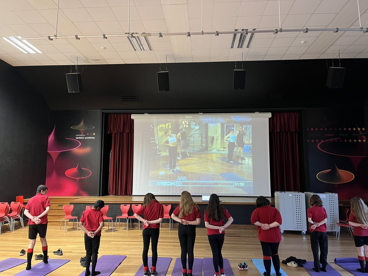 Flexibility training session with the amazing 10X4 <a href="/OrmistonVenture/">Venture Academy</a>