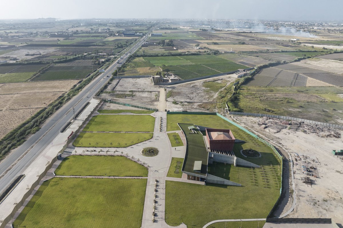 w_emerg's tweet photo. The Camposanto Mapfre Chiclayo, located in Monsefú, Lambayeque, Peru. Designed by TERRITORIAL, this cemetery reclaims a fertile landscape once dominated by rice fields and canals of the Chancay River basin.
#TERRITORIAL #PeruvianHeritage #TheWeightOfLight #LandscapeIntegration https://t.co/thYAwXEKLd