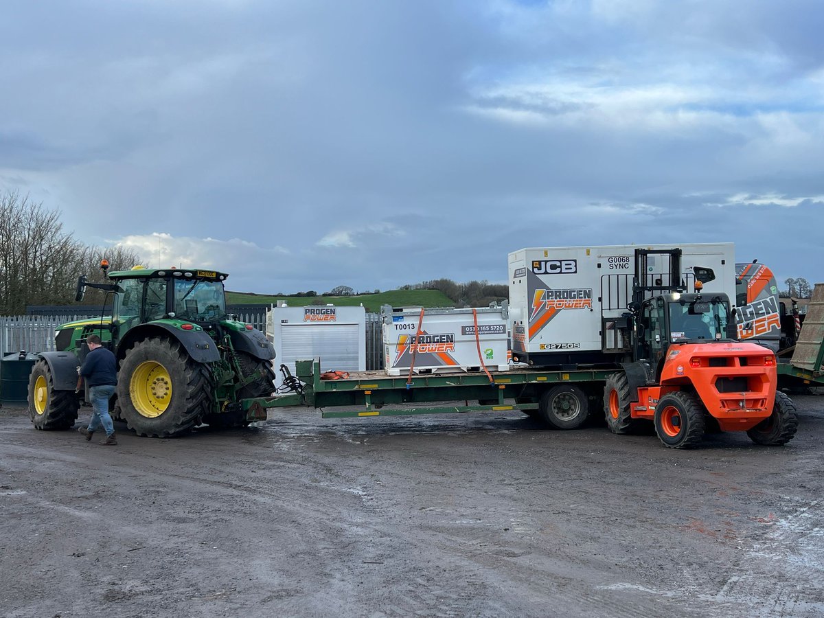 ⛈️ When a local business needed power after a storm, Progen Power were quick to respond! ⚡#StormBurt #Storm #Devon #Farmers #EmergencyPower