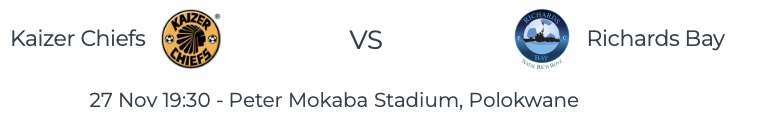 BetShop_za's tweet image. Predict the full time correct score and win! 

We will choose 5 people who predict the correct score and each will win a R20 voucher. 

How to enter:
1. Comment on this post with your full-time correct score prediction for the Kaizer Chiefs vs Richards Bay fixture
2. Make sure…