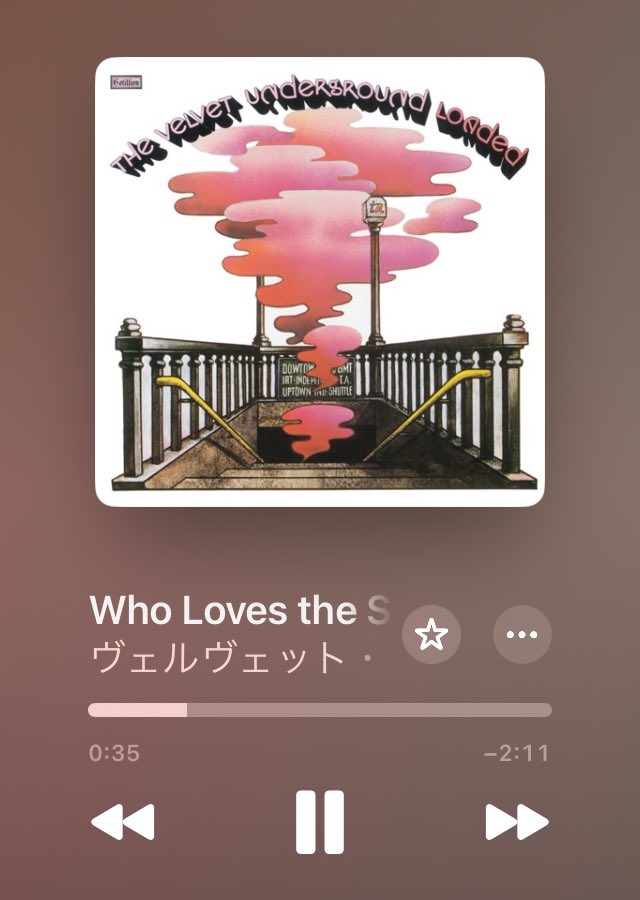 kumaichan901t's tweet photo. お疲れー水曜日。
なんか年末感が、年々なくなってくるな…
#TheVelvetunderground
#WhoLovestheSun
#RockandRoll
#HeadHeldHigh
#BeginningtoSeetheLight
#NowPIaying https://t.co/mCqvMU9nJB