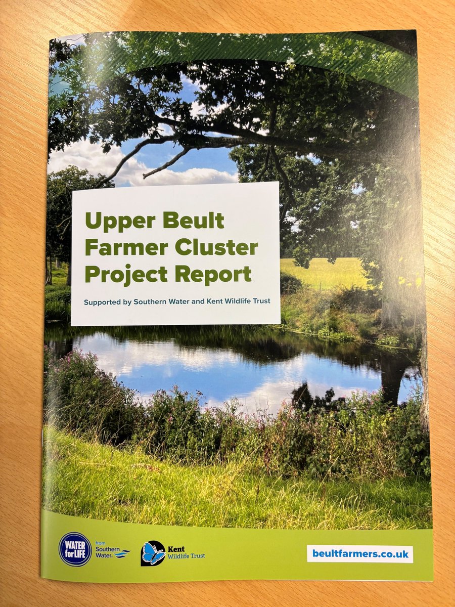 Exciting arrival today! The Upper Beult Farmer Cluster Project Report of the last 5-years! So much amazing work has happened with lots planned for the future! Cluster members will be receiving copies in the post very soon! <a href="/KentWildlife/">Kent Wildlife Trust</a> <a href="/SouthernWater/">Southern Water</a>
