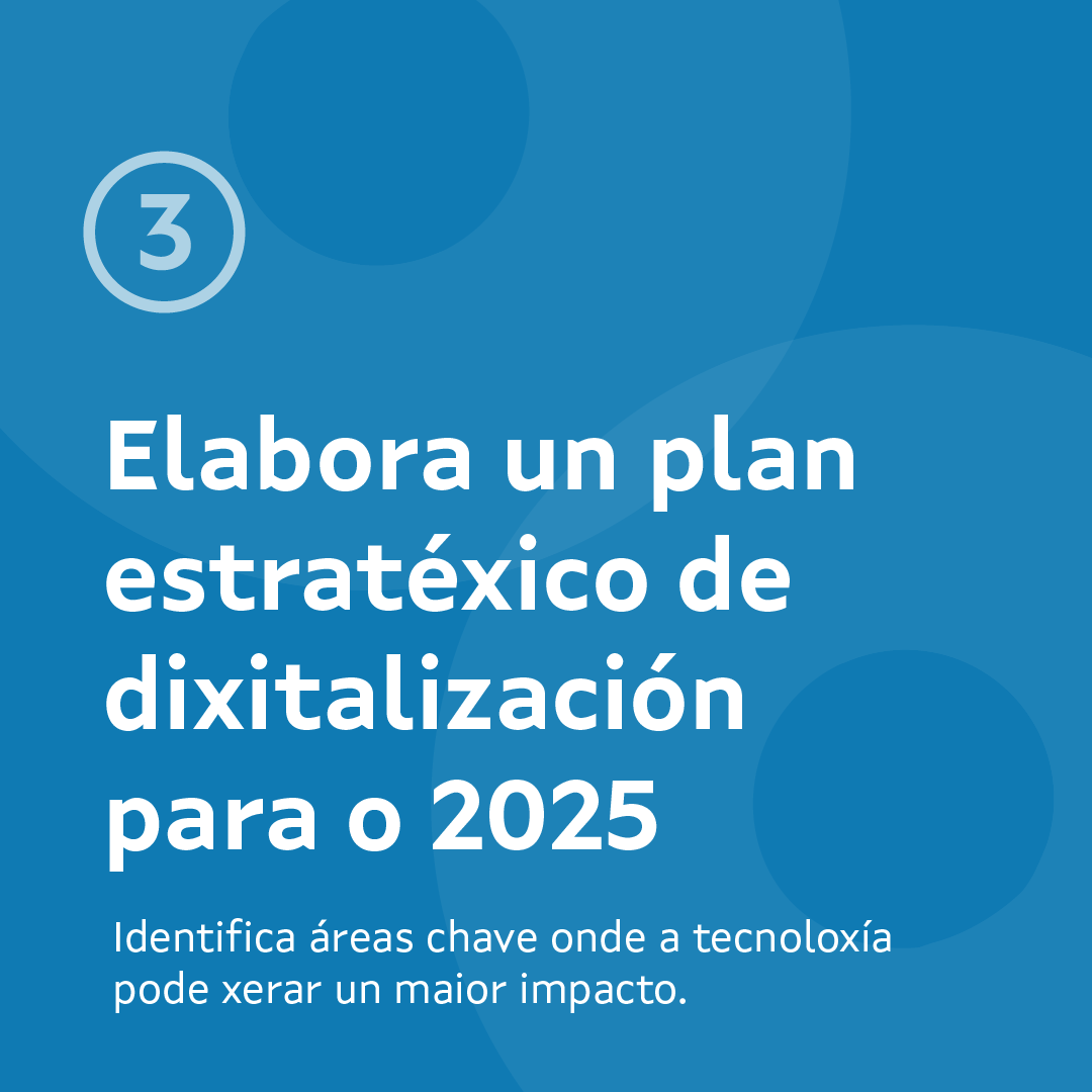 GaliciaVirtual's tweet photo. Prepara o teu negocio para o #2025 con estas 3 accións clave 🚀

1️⃣ Actualiza a infraestrutura tecnolóxica
2️⃣ Forma ao teu equipo
3️⃣ Planifica estratexicamente

E por suposto, únete a nós e dá o salto cara ao futuro dixital! 📈

#Dixitalización #PolígonoVirtualGalicia https://t.co/xABIap4bRf