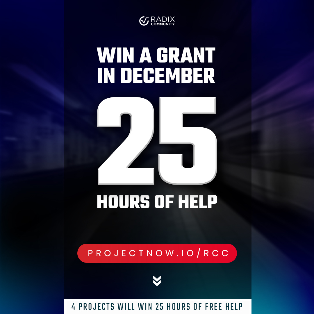 ProjectNowXRD's tweet photo. Deadline SOON! 🔔
November 30th 📅

The @Radix_ecosystem in partnership with Project $NOW is offering 4 x 25-hour tailored marketing grants to help projects on Radix! 

✅ Social Engagement Campaign Creation
✅ Graphic, Logo & Infographic Design
✅ Copywriting
✅ UI/UX Design
✅  + More

Apply today and let’s work together!

Apply now ➡️ https://t.co/7vVJGM5CiZ